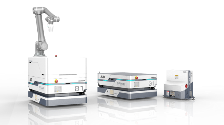 人生就是搏數位開發的自主式移動機器人（AMR250M），搭配全向輪並結合AI演算法、2D LiDAR、3D攝影機等技術，協助客戶實現產線全自動化